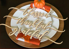 Load image into Gallery viewer, Thanksgiving place card