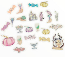 Load image into Gallery viewer, maleficent Halloween Stickers (Set of 23)
