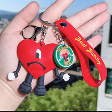 Load image into Gallery viewer, Bad Bunny keychain
