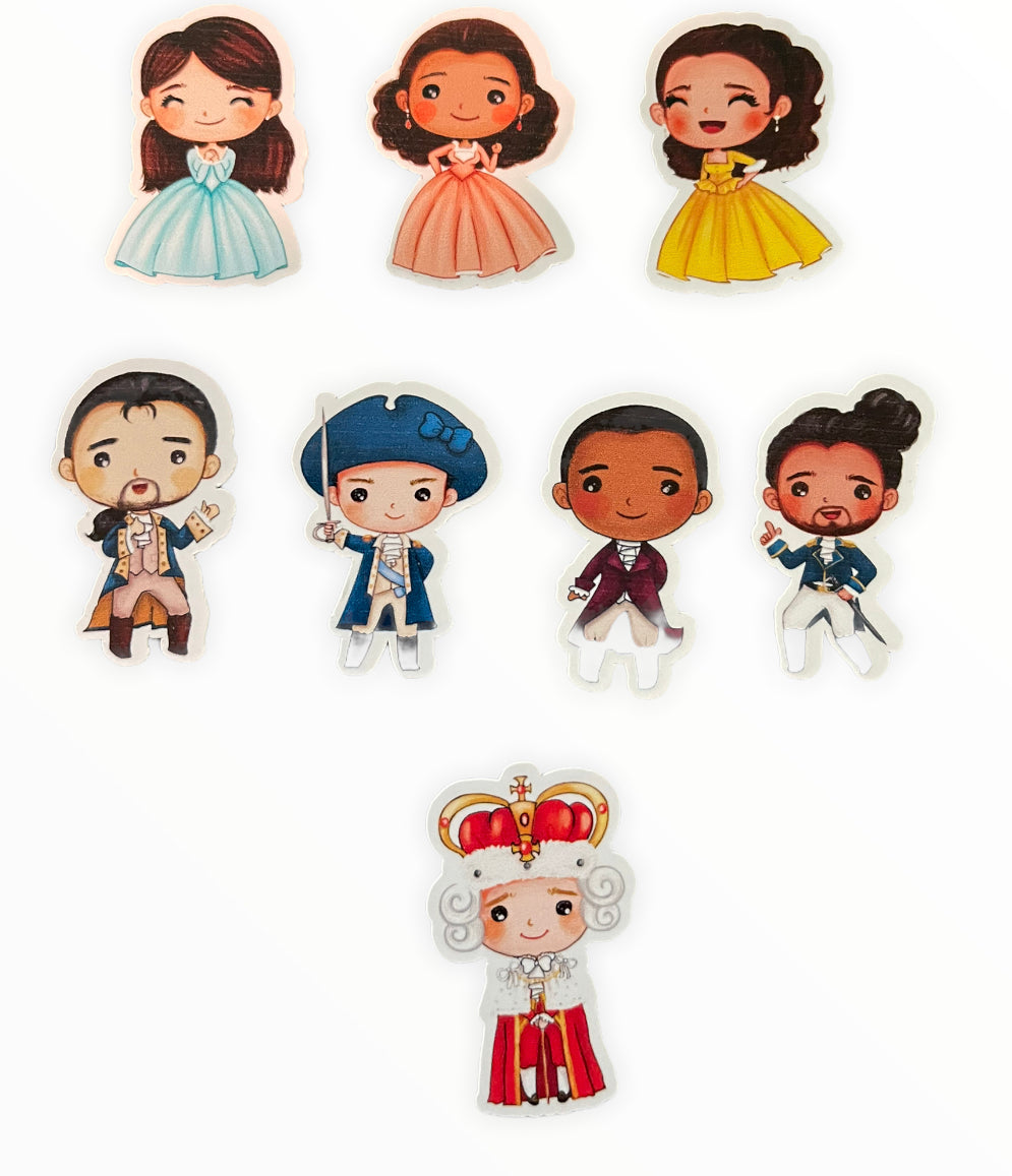 Hamilton Stickers (Set of 8)