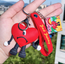 Load image into Gallery viewer, Bad Bunny keychain
