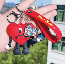 Load image into Gallery viewer, Bad Bunny keychain
